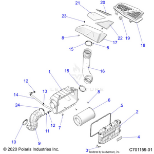 Engine, Air Intake System - Z24rmd2kah/al/bh/bl (c701159-01) Schematic