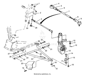A-arm/strut Mounting Scrambler W967840 (4935823582b010) Schematic