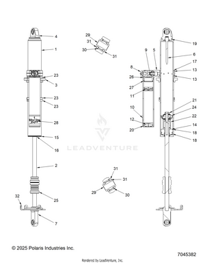Suspension, Rear Shock Internal - Z24rmc2kah/bh (7045382) Schematic