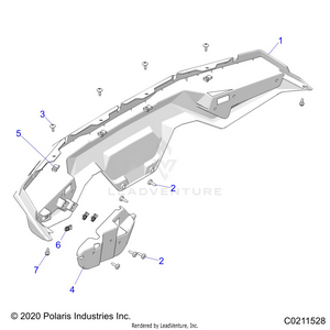Body, Rear Bumper - A21sez57am/an/bm/bn (c0211528) Schematic