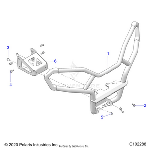 Body, Front Bumper, Trail - A21sez57am/an/bm/bn (c102288) Schematic