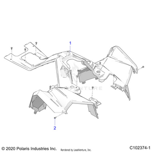Body, Front Cab - A22sva85a3 (c102374-1) Schematic