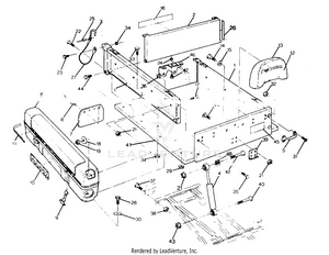 Utility Dump Box Assembly Big Boss 4x6 Updated 2-91 (4919801980013a) Schematic
