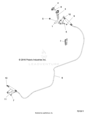 Drive Train, Gear Selector - R18rve99nx (701911) Schematic