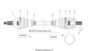 Drive Train, Front Drive Shaft - R09wh68ac/ag/ah/al/ar/az (49rgrshaftdrv1332467) Schematic