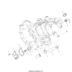 Water Pump - A10ch46ca (4964376437d011) Schematic