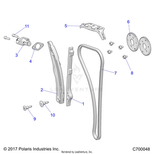 Engine, Cam Chain And Tensioner - R21rre99a9/ac/ap/aw/b9/bc/bp/bw (c700048) Schematic