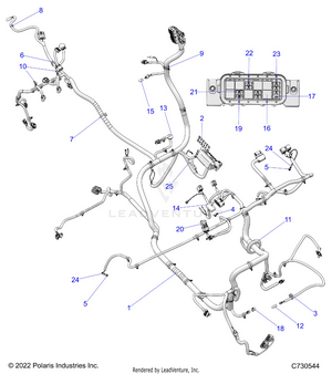 Electrical, Wire Harnesses, Chassis - G23gae99a2 (c730544) Schematic