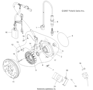 Electrical, Ignition System - A09lh46aq/ax/az (49atvmagneto08sp400) Schematic