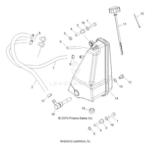 Engine, Oil Tank - R12rh45ag/ah/ar (49rgroiltank11500crew) Schematic