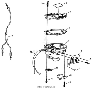 Controls - Throttle Asm./cable Scrambler 400l W97bc38c (4939893989b011) Schematic