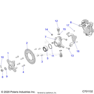 Suspension, Front Hub - G21g4e99nw (c701132) Schematic