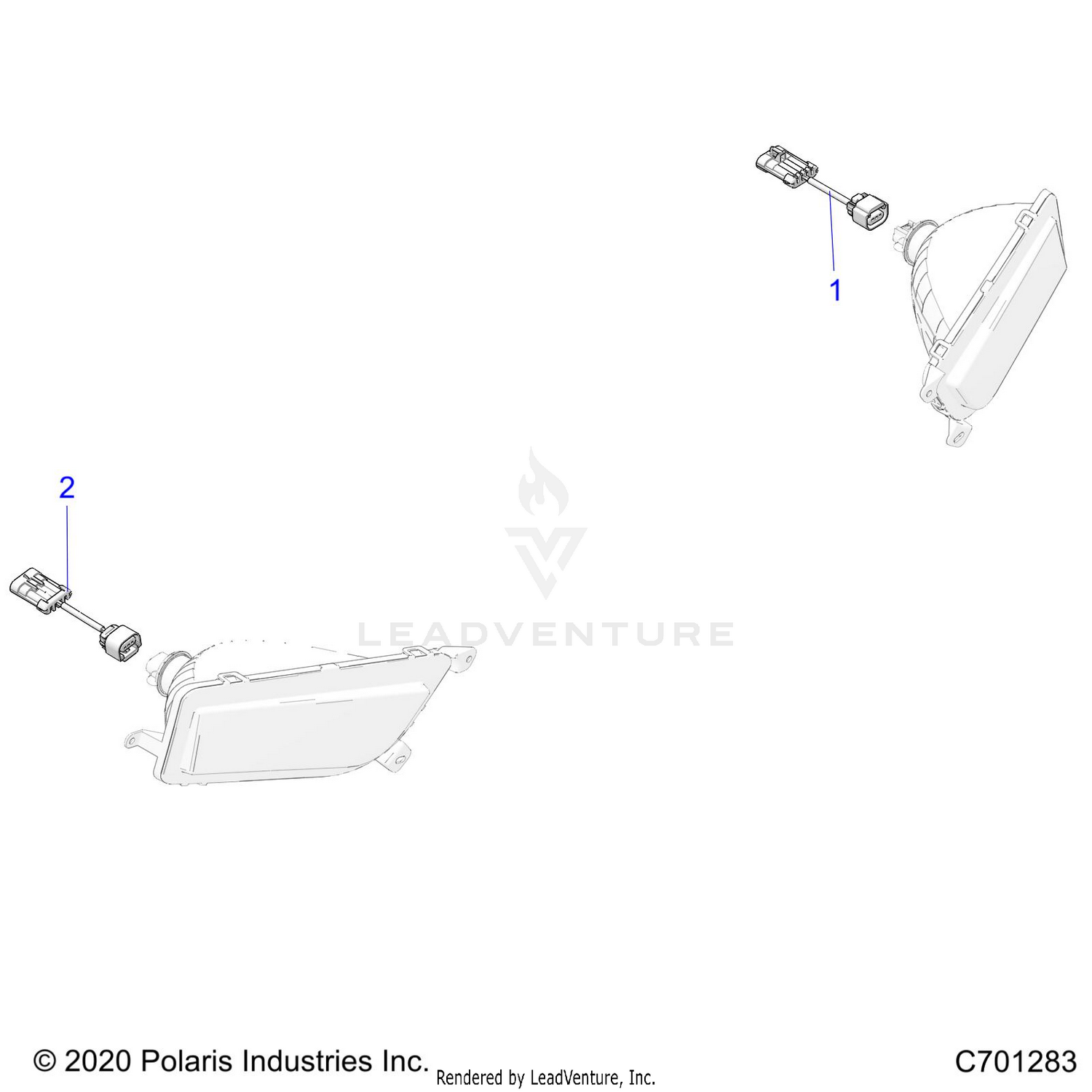 ELECTRICAL, HEADLIGHT HARNESS - G22GAP99BM (C701283)