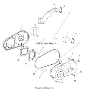 Drive Train, Clutch Cover - R12rh45ag/ah/ar (49rgrclutchcvr10) Schematic