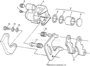 Front Brake Xplorer 400l W97cc38c (4939753975b007) Schematic