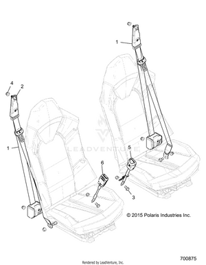 Body, Seat Belt Mounting - R16rge99a7/ae/av (700284) Schematic
