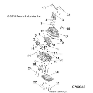 Engine, Crankcase And Crankshaft - R21rrj99a9/b9 (c700342) Schematic