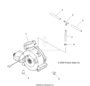 Gearcase, Front, Mounting (4x4) - A07lh27aa/ab/ac/ad/al (49atvgearcasemtg07hawk) Schematic