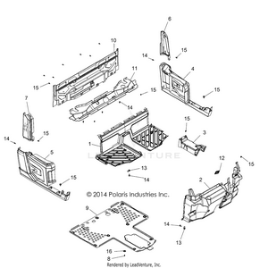 Body, Floor And Fenders - R16rt_87 All Options (49rgrfloor15900xp) Schematic