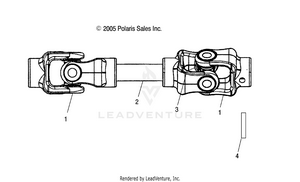 Prop Shaft, Rear - A06mh68aa/ad/af (4999200299920029b10) Schematic