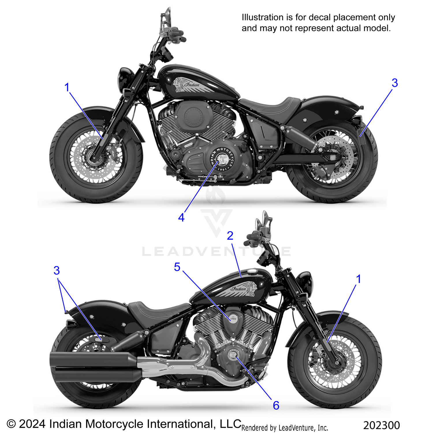 BODY, DECALS/EMBLEMS/BADGES - N26DLBAG ALL OPTIONS (202300)