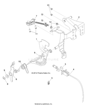 Engine, Throttle Pedal - Z14vh76ac/ad/eai/eak/eaj/eal/eaw (49rgrthrottlepedal13rzr) Schematic