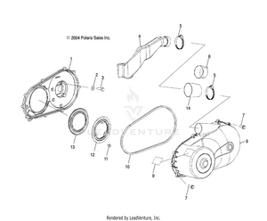 Clutch Cover - R05rb50aa/rd50aa/ab/ac/ad/rf50aa/ab (4995359535d13) Schematic