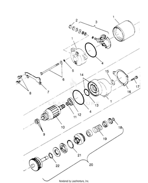 Starting Motor Scrambler W957840 (4927252725d005) Schematic