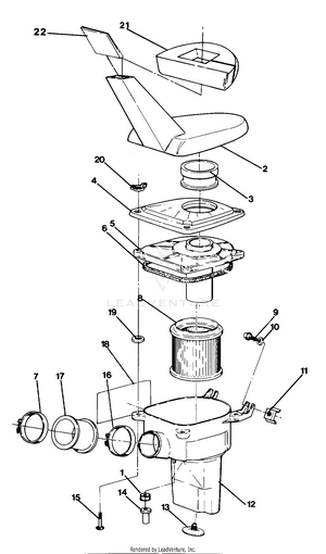 Air Box Assembly (4918541854027a) Schematic