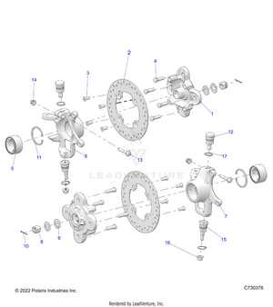 Suspension, Front Hub - R24t6a99a1/b1 T6ead/bd/am/bm/a9/b9 (c730376) Schematic