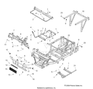 Chassis, Frame And Front Bumper - R09rf68af/ar/az (49rgrchassis097006x6) Schematic