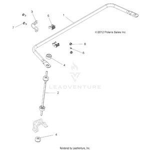 Suspension, Torsion Bar, Rear - R16rva57a1/b1/e57a9/b9 (49rgrstabilizerrr13900xp) Schematic