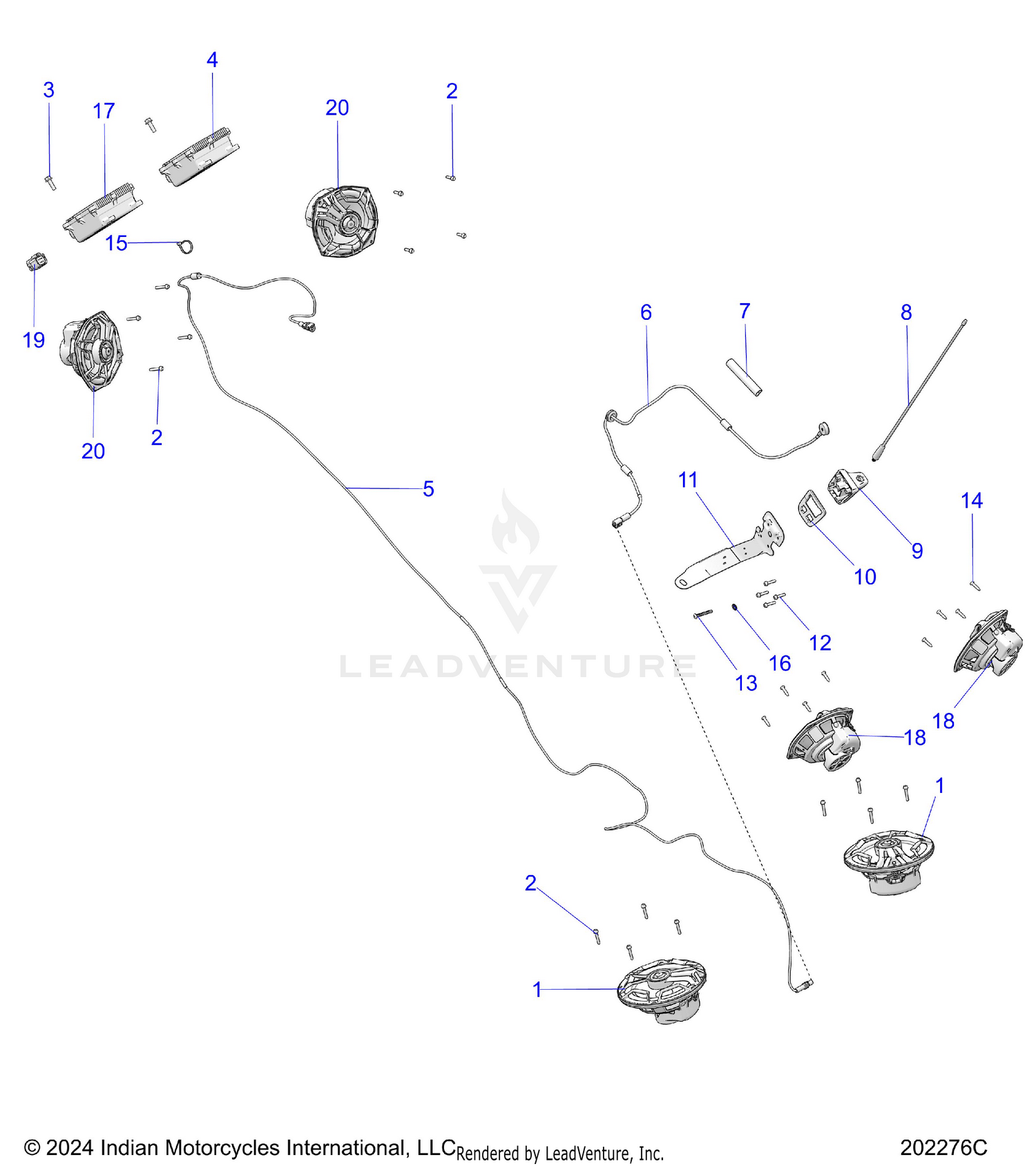 ELECTRICAL, AUDIO SYSTEM, PREMIUM - N26LG6SS ALL OPTIONS (202276C)