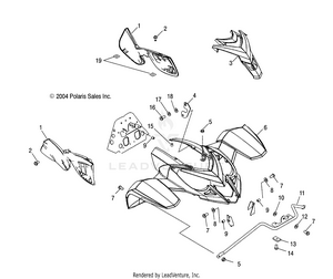 Front Cab And Side Panels - A05gj50aa/ab/ac (4995119511a05) Schematic