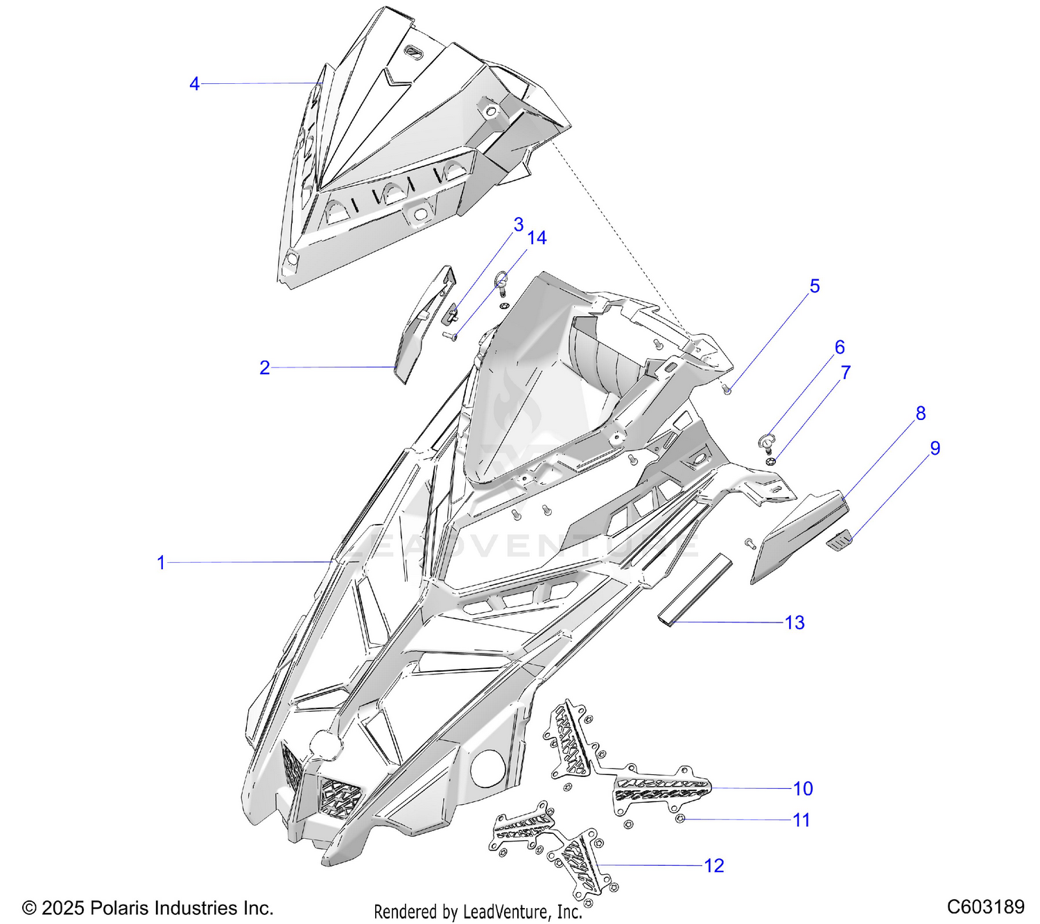 BODY, HOOD ASM. and TRIM - S26AJE9FSL/AJN9FSL/FSM (C603189)