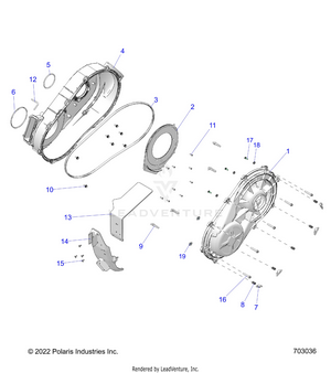 Drive Train, Clutch Cover, Inner/outer - Z24rmc2kah/bh (703036) Schematic