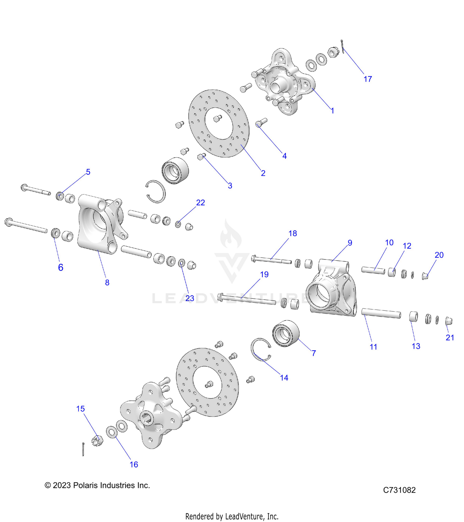 SUSPENSION, REAR CARRIER - R26RRU99FP (C731082)