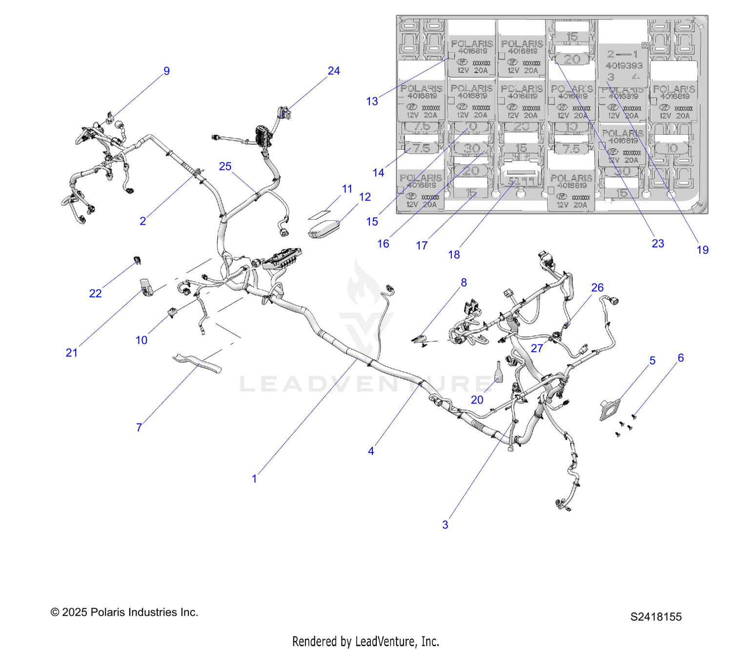 ELECTRICAL, HARNESS CHASSIS