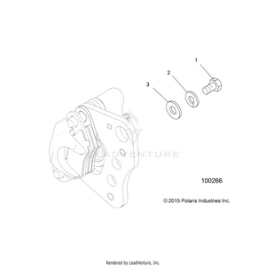 Brakes, Front Caliper Mounting - A19sea50b1/b7/see50b7/b3/seg50b4 (100266) Schematic