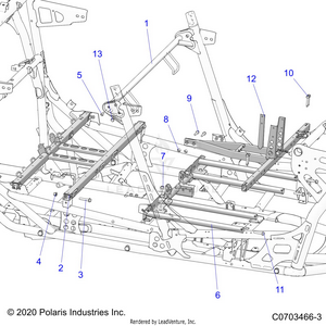 Chassis, Seat And Center Console Mounting - Z24rmd2kah/al/bh/bl (c0703466-3) Schematic