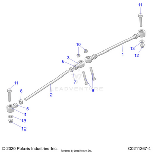 Steering, Tie Rods - A21sez57am/an/bm/bn (c0211267-4) Schematic