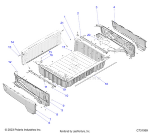 Body, Box Assembly - R25xaw1rb9/bd/bm (c731069) Schematic