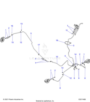 Brakes, Brake Lines - A25sxe85a9/am/ap (c0211488) Schematic