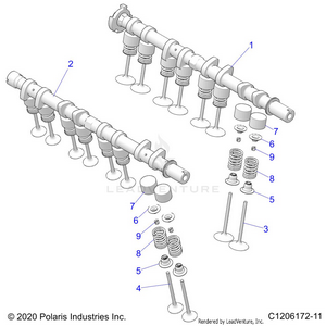 Engine, Valves - Z24rmd2kah/al/bh/bl (c1206172-11) Schematic