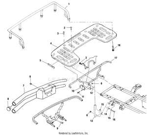Rear Rack Mounting - A01ch50aa (4964466446a006) Schematic