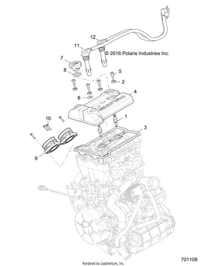 Engine, Throttle Body And Valve Cover - R17rt_99 All Options (701108) Schematic