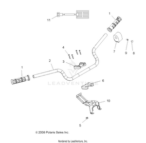 Steering, Handlebar And Controls - A10zx85ak/al/as/at/ax (49atvhandlebar09spxp550) Schematic