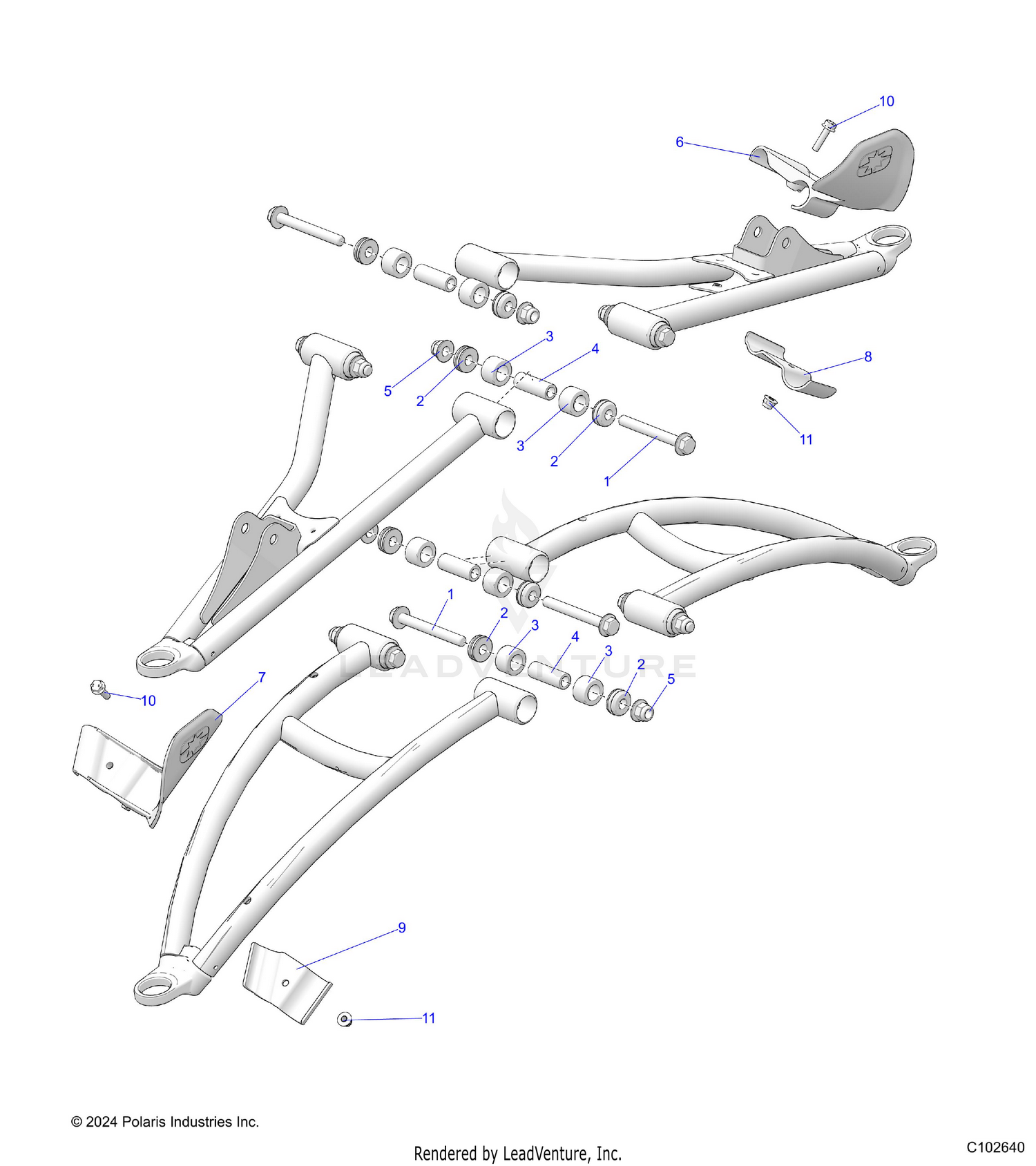 SUSPENSION, FRONT A-ARM MOUNTING - A26SJE57CK/EK (C102640)