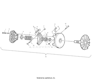 Drive Clutch - A01aa32aa (4963816381c002) Schematic
