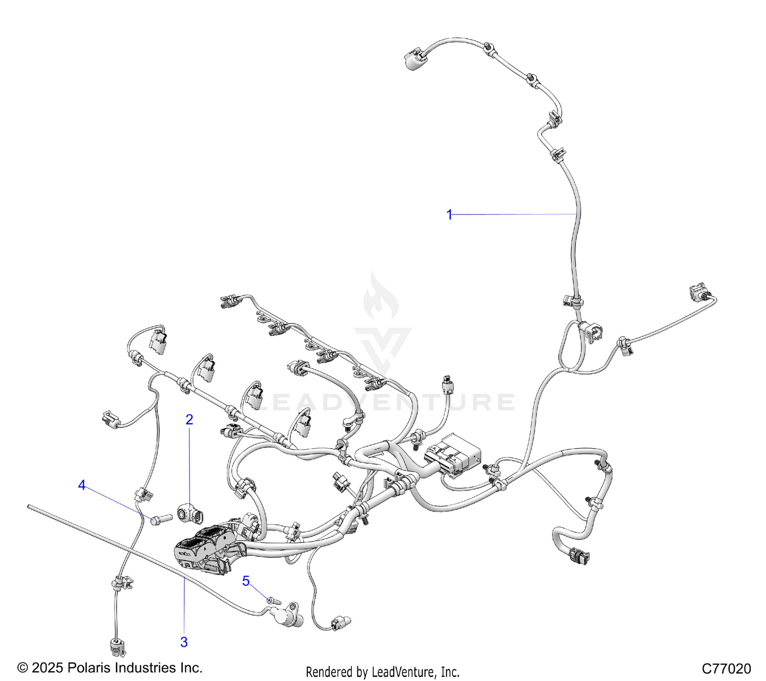 ENGINE, HARNESS AND SENSORS - Z26RRE2KAL (C77020)